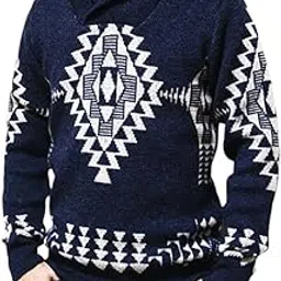 chuongkaiye Men's Striped Knitted Sweater with Crew Neck and Long Sleeves for Autumn and Winter Sweater-picture-6