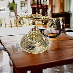 Brass Vintage Designer Land Line Working Telephone-18