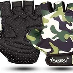 STAR X Camo Gym Gloves Army Black for Men and Women-image-0