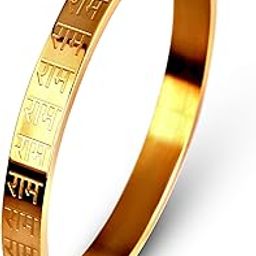 Bracelet for Men Stainless Steel Shree Ram Kada for men Bracelets | Bracelet for Boys Gold,Kada | Waterproof, Anti-tarnish Bracelet, Rust-free, Skin friendly | 8 mm Bracelets for Men-image-73