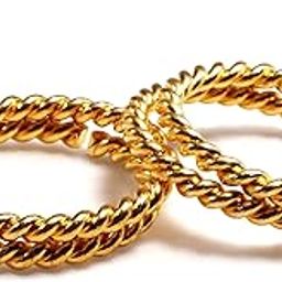 Daily Use Metal Alloy (Panchaloha) Toe Ring for Women- Single Round in a Twisted Pattern-image-69