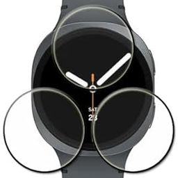 DOMCHI Tempered Glass Screen Protector Compatible For Samsung Galaxy Watch 8 Full Screen Coverage With Easy Installation Kit For Cellphone.-image-121