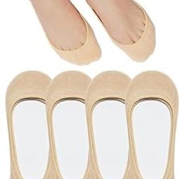 No Show Socks Women for Flats Nylon Ultra Low Cut Liner Non Slip Invisible Thin Liner Socks Free Size(Multicolour) 3,6,9 Pairs-image-86
