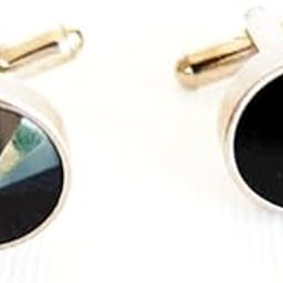 ADROIT inc. Pink Brass Enamel Cufflinks-image-79