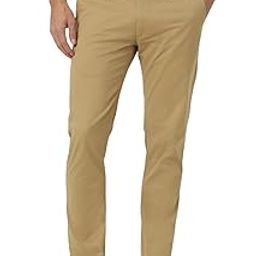 Men's Mid Rise Slim Casual Pants-image-42