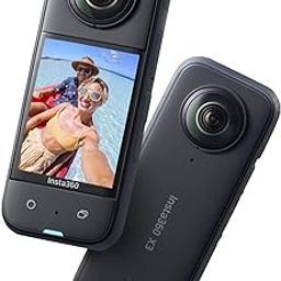 insta360 X3 Action Camera, 1/2" Sensor, 5.7K 360 Capture, Optical Zoom 3X, 72 MP 360 Photo, 4K Single Lens Mode, Black-11