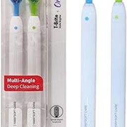 FunBlast Tooth Brush Set - Pack of 2 Toothbrush for Men & Women, Multi Angle Deep Cleaning Bristles for Sensitive Teeth, Toothbrush Soft Bristles Manual Tooth Brush for Adults - Multicolor (2)-9