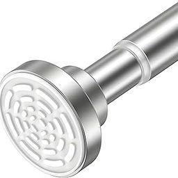 Kreslt (105-195 cm) Extendable Curtain Rod Pipe – No Drill Curtain Rod for Windows, Doors & Bathrooms | Adjustable, Rust-Proof Stainless Steel, Anti-Skid & Durable-image-40