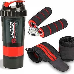 Buy 1 Shaker Bottle/Gym Shaker/Shaker Bottle/Protein Shaker Bottle/Gym Bottle/Water Bottle/Sipper Bottle/Protein Shaker for Gym Get 2 Free Wrist Band Gripper (Pack of 3- Shaker Bottle+ Wrist Band)-image-57