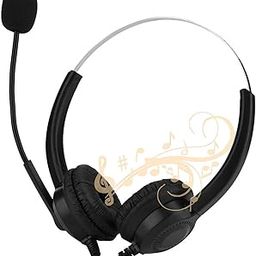 USB Headset, Call Center Headset with Microphone, Mute Function and Noise Cancelling Function.Business Headset for Skype, Webinar, Call Center, Telephone Counseling Services-12
