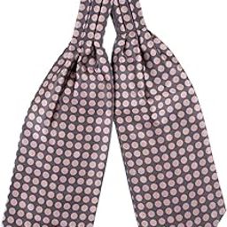 Revolve Grey WIth Pink Polka Cravat For Men-image-97