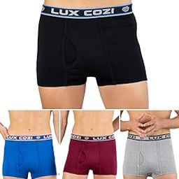 Men's Pack of 5 Cotton Boxers_COZI_Bigshot_SL_Plain_AST_75_4PC-picture-53