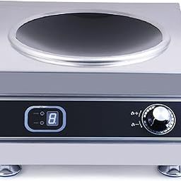 5Kw Curve Sunken Commercial High Power Induction Cooker Concave Base Cooktop, Radiant, Silver-image-42