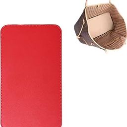 ZARSIO Handbag Base Shaper Leather Bag Liner Board Compatible with Speedy and Neverfull Tote Purse 12x6 Bag Bottom Shaper Pad Arc Corner Bag Liner Board Insert (Red)-image-14