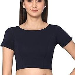 Pink Lycra Blouse (D-005467-PINK)-image-43