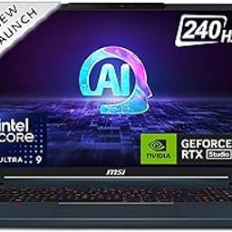 MSI Stealth 16 AI Studio, Intel 1st Gen. Ultra 9 185H, Built-in AI, 41CM QHD+ 240Hz Gaming Laptop (32GB/2TB NVMe SSD/Windows 11 Pro/NVIDIA GeForce RTX 4070, GDDR6 8GB/Star Blue/1.9Kg), A1VGG-057IN-picture-20