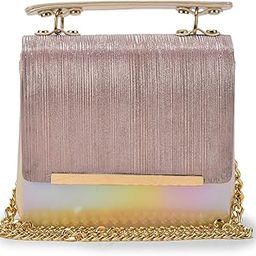 handicarft womens clutch bag wedding, dinner, party purse for women(Rose Gold)-image-13