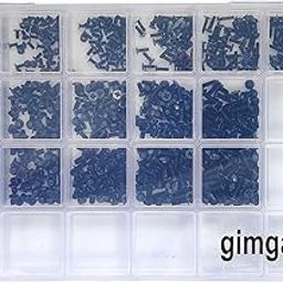 800Pcs Laptop Screws, M2 M2.5 M3 Notebook Computer PC Replacement Screw Kit Set for Sony DELL Samsung IBM HP Toshiba Motherboard SSD PC Fan Repair (16 Sizes)-74