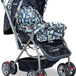 Luvlap Starshine Stroller/Pram, Easy Fold for Newborn Baby/Kids, 0-3 Years (Blue), (18218)-21