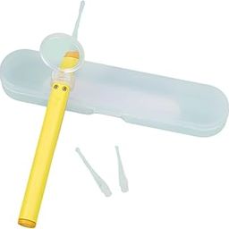 MERISHOPP Earwax Remover Kits Portable Reusable Handheld Kids Ear Picker Yellow-image-56