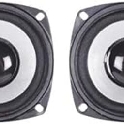Croptronia 3 Inch 10 Watt Sub Woofer 3 Inch Subwoofer Speaker 4 Ohm 10 Watt HiFi Woofer Deep Bass Coaxial Car Speaker (Pack of 2),Multicolor-20