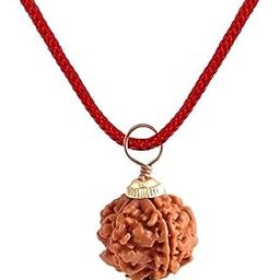 Certified 7 Mukhi Rudraksha Pendant | Saat Mukhi/Seven Face Original Nepali Beads 22K Gold Plated Panchdhatu/Five Metal with Lab Tested Certificate | Natural Astrological Locket for Men and Women-10