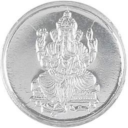 999 Silver Purity Ganesha 1 Gram Coin-image-34