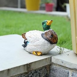 Wonderland Green Duck 1 Home & Garden Statue, Decor, Decoration, Balcony, Gift, Gifting-image-52