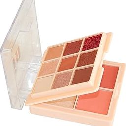 S.F.R. COLOR ANYLDY 9 Color Eyeshadow with 2 Blusher and 2 highlighter Mulitipurpose Makeup Kit | Matte and Shimmer finish | High-pigments | SHADE B-47