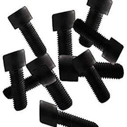 SMPH Metal Allen Key Nuts and Bolt M5 X 25 mm Length High Tension Bolts Machine Thread (Black) -10 Pieces-12