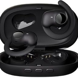 Earless Out of Ear Headphones Bluetooth Outer Open Ear Wireless Headphones Outside The Ear Open Ear Buds Earbuds Wireless Ear Hanging Bluetooth Headset Bone Air Conduction Earbuds Black-34