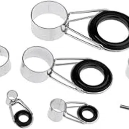 loom tree LOOM TREE® 7Pcs Fishing Rod Guides Tip Tops Repair Ceramic Ring Rod Building Eye Rings 7 Sizes | Authentic Collector's Piece | Rare Collectible | 7 Pieces Fishing Rod Guides-picture-12
