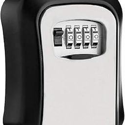 Emcapt Combination Key Safe Box/Key Safe Lock Box Outdoor Storage Box with Code Combination Password Security Lock-10