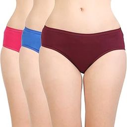 Women's Cotton Mid Waist Comfort Panty Briefs | Hipster Innerwear Soft Stretchable Panties Combo Set in-picture-44