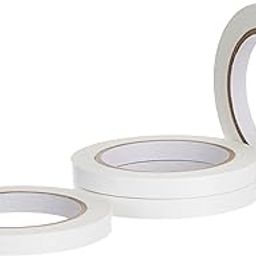 amazon basics Double Sided Multipurpose Tissue Tape Craft DIY Tape White Color for LED Strip Light Office Home Car Décor- 12MMX50MTR- Pack of 4-image-17