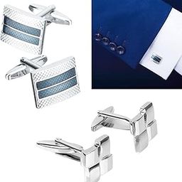™ 2 Pairs Classic Tuxedo Shirt Cufflinks For Men Business Wedding Cuff Links | Cufflinks | Mens Jewelry-picture-28