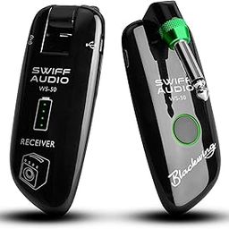 SWIFF Rechargeable Guitar Wireless System Transmitter Receiver with 50m(164ft) Transmission Distance 100 Channels for Electric Guitar Bass and Other Instruments-18