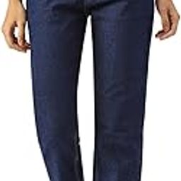 Womens/Girls High Waist Boy Friend fit Denim Jeans Straight Fit-image-55