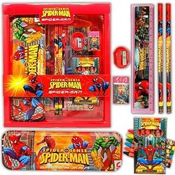 S4SQUARE ENTERPRISE Kids Stationery Kit Set for Boys 7 in 1 Cartoon School Items for Kids Pencil Box | Colour Set | Pencil | Birthday Return Gifts for Children-image-84
