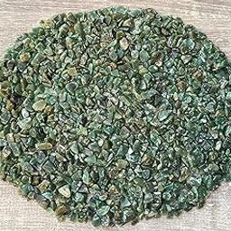 Green Aventurine Chips – Natural Mini Green Aventurine Stones, Crushed Undrilled Green Aventurine, Semi-Tumbled Genuine Green Aventurine (1 lb Bulk)-image-48