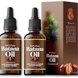 Generic Batana Oil for Hair Growth, 100% Organic, Rosemary Infused, Enhances Hair & Skin Radiance, Reduces Hair Loss, Unisex-Adults, 30ml (Pack of 2)-image-71