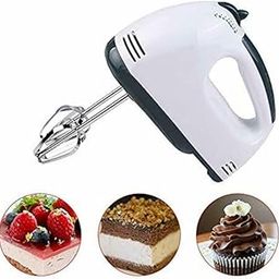 Drumstone Electric 7 Speed Hand Mixer with 4 Pieces Stainless Blender for Cake, Egg Scarlet Beater-image-23