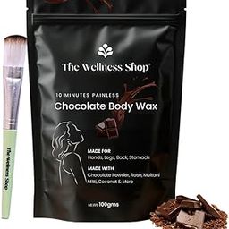 The Wellness Shop Women - Chocolate Full Body Wax | Hair Removal Powder For Leg,10 Minute Painless Herbal Hair Removal Waxing Powder, Easy To Use At Home,Salon Like Results, Effective Hair Removal (100G)-22