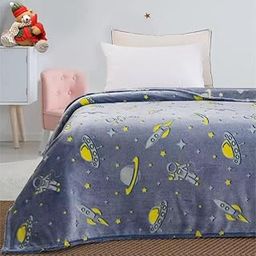 TERA 13 Blanket for Kids Space Blanket for Boys (1 Pcs) Glow in The Dark Radium Blanket Foor Kids, Teenager & Adult All Seasons Blankket Single Bed Return Gifts for Kids-12