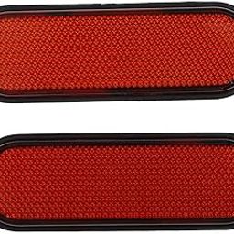 BNF Motorcycle Bike FRONT FORK REFLECTOR ORANGE for | Collectibles-image-49