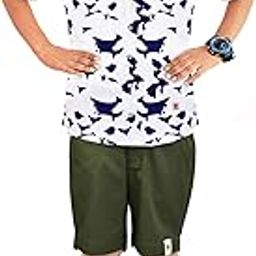 100% Cotton Half Sleeve Shirt And Solid Shorts;39-image-54