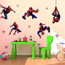 Spiderman Superhero' Wall Sticker (PVC Vinyl, 153 cm X125 cm)-image-2