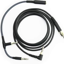 NewFantasia 2m/6.6ft Black Gaming Headset Audio Cable, Compatible with EPOS H6Pro, PC38X, GSP 301, 300, 302, 602, 601, H3, 3.5mm (1/8") Male-to-Male, 3 Pins, 1 Count-image-51