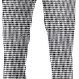 Men's Checkered Unstitched Trouser & Pant Fabric (1.25 MTR, White&Black-Hound, Free Size)-image-98