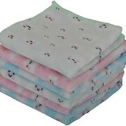 Khillayox Soft & Stylish Microfiber Face Towels for Women & Kids - Perfect Handkerchiefs for Kids Girls & Babies (25x25 cm) Clouds - Pack of 6-image-37